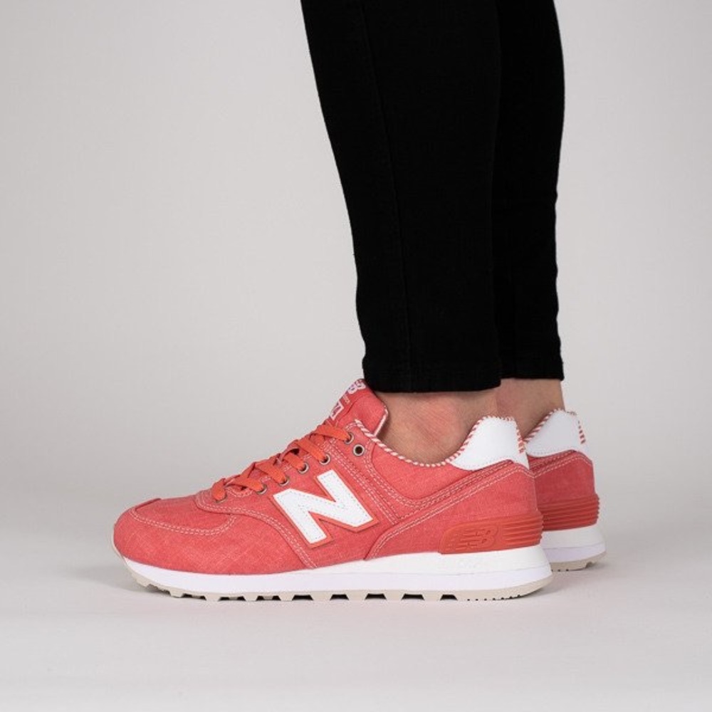 New Balance 574 Chambray Beach Coral NEW Sneakers - Picture 2 of 8
